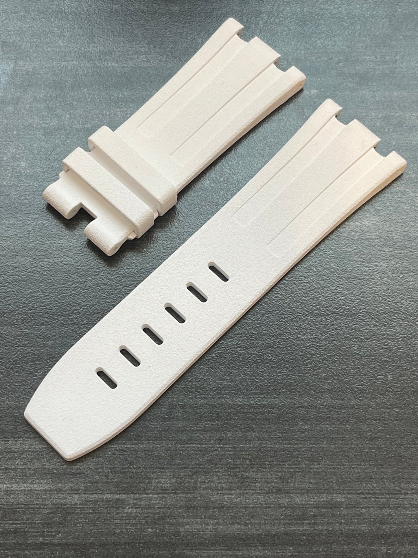 Audemars Piguet Diver 15703 OEM White Rubber Tang Strap 28x24MM