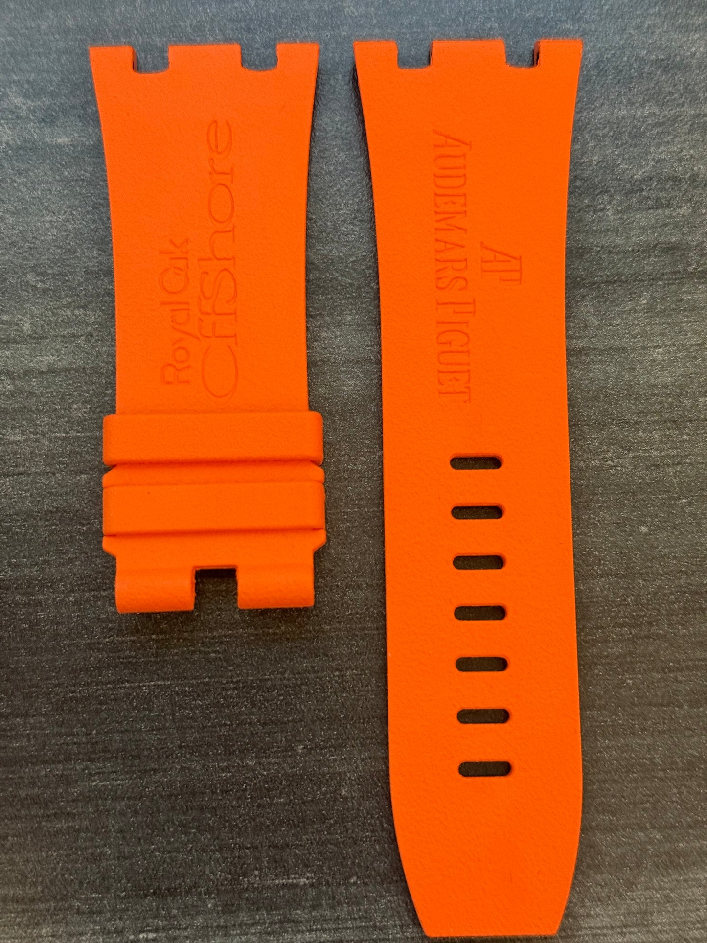 Audemars Piguet OEM Orange Rubber Tang Strap 30x24MM for 44MM ROO