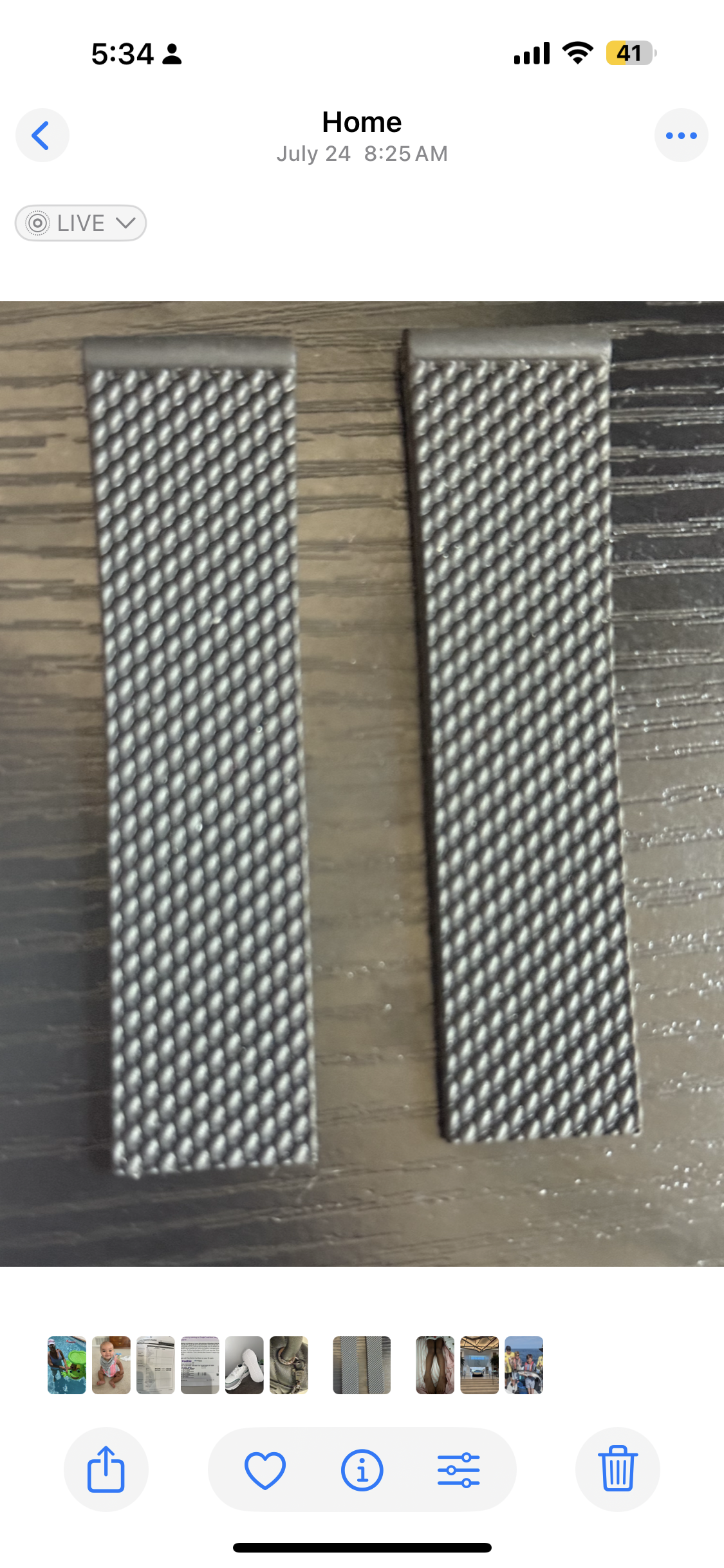 Breitling Aftermarket Black Mesh Rubber Strap for Deployment Buckle 22-20MM