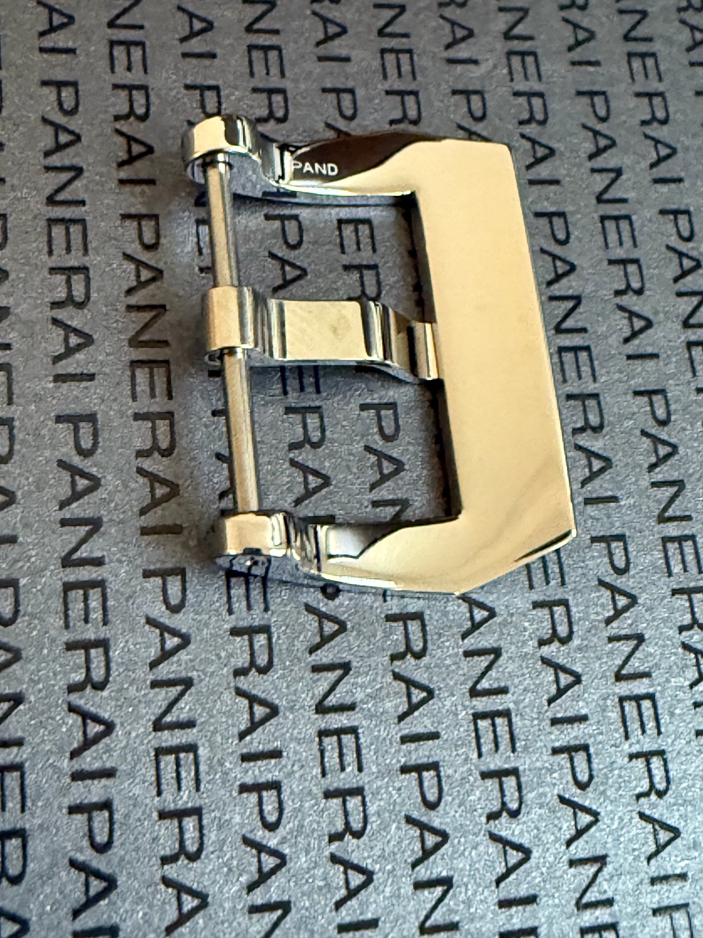 Panerai OEM Polished Stainless Steel Pre-V Tang Buckle 20MM