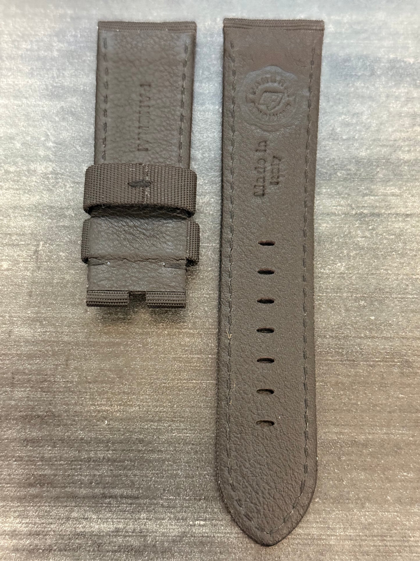 PANERAI PET Recycled Black Tang Strap (24/22)