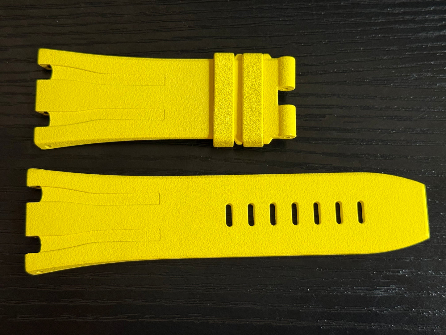 Audemars Piguet Diver OEM Yellow Rubber Tang Strap 30x24MM