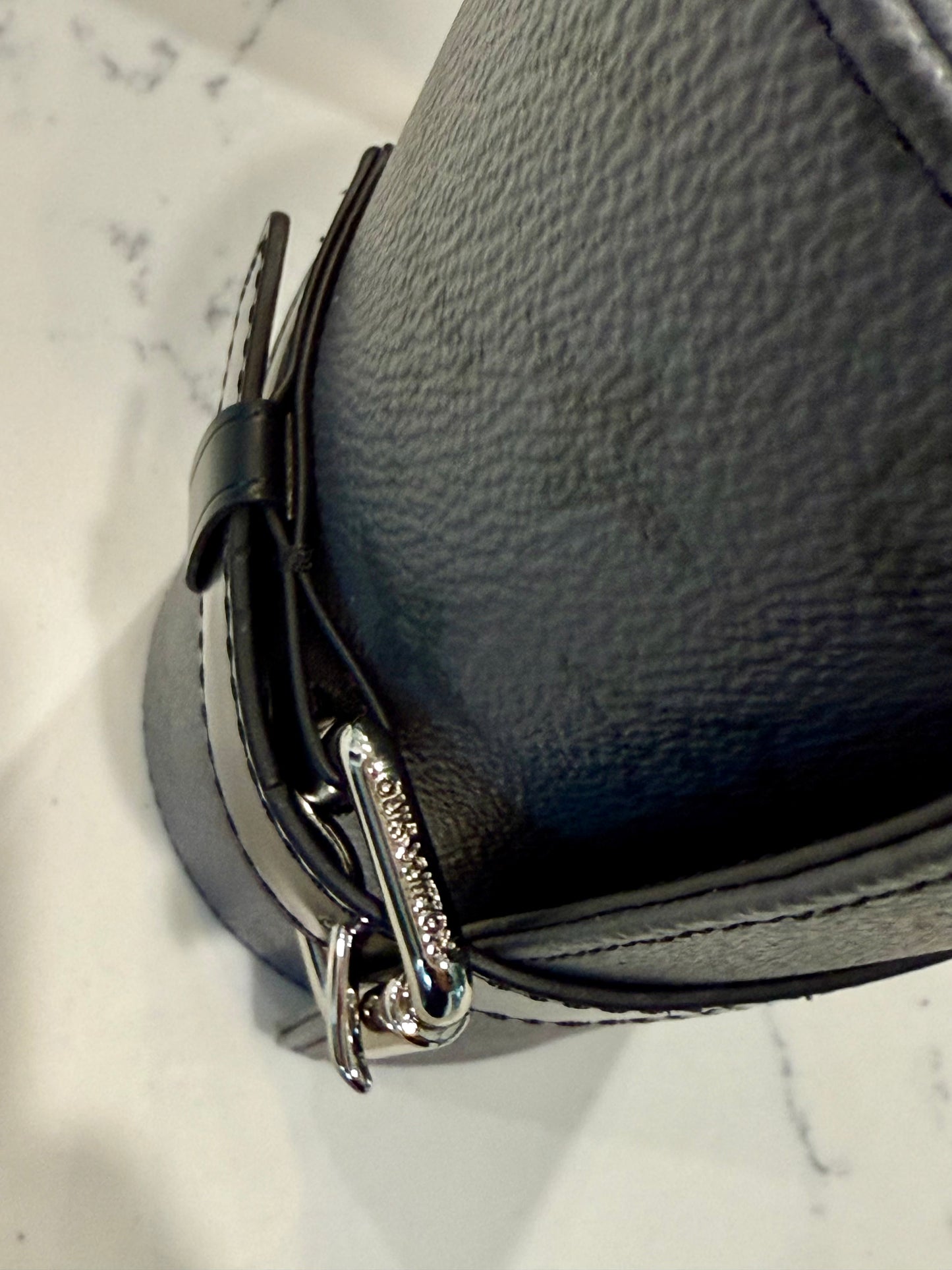 Louis Vuitton Monogram Eclipse Gray 3 Watch Case M43385 Retails $1,220