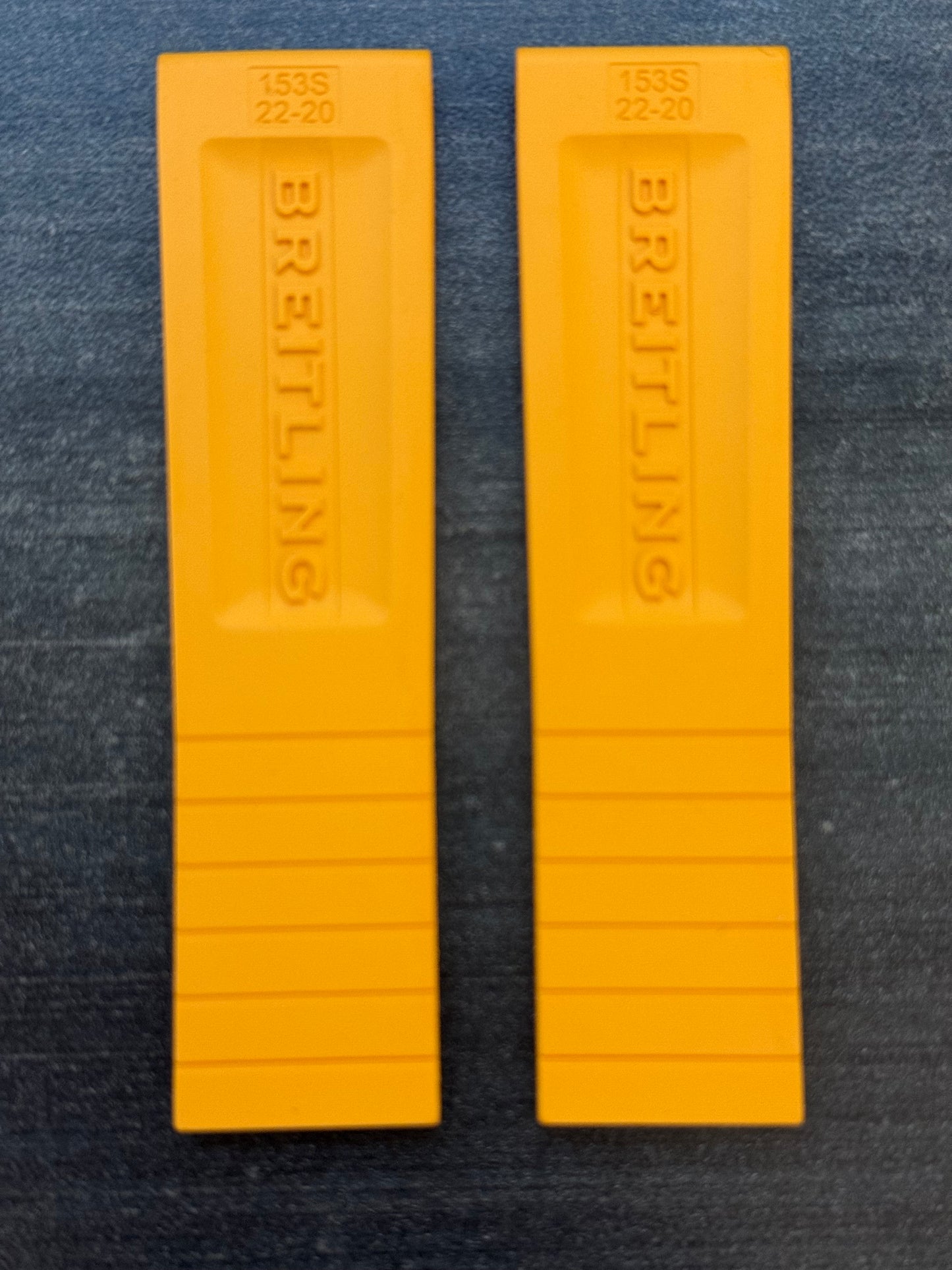 Breitling Tangerine Diver Pro III Rubber Strap for Deployment Clasp 22-20