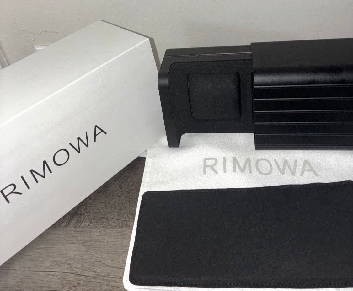 Rimowa 3 Watch Black Aluminium Case Retails $2,470
