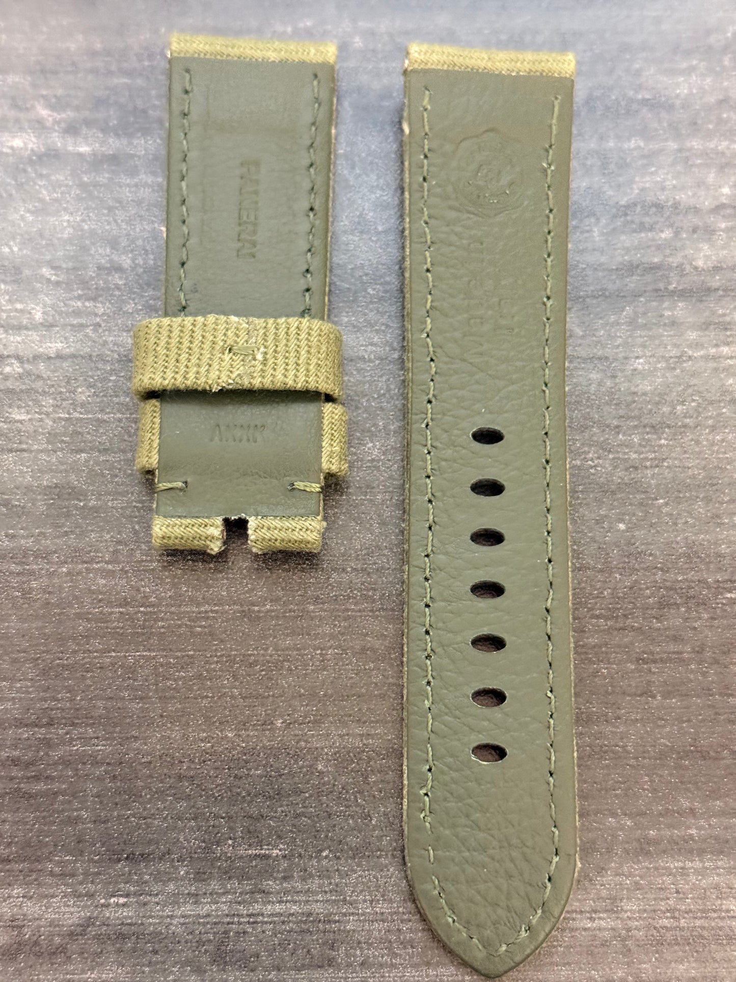 PANERAI PET Recycled Green Tang Strap (24/22)