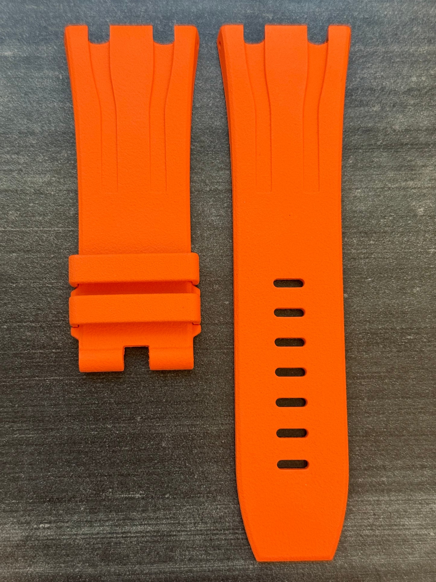Audemars Piguet OEM Orange Rubber Tang Strap 30x24MM for 44MM ROO