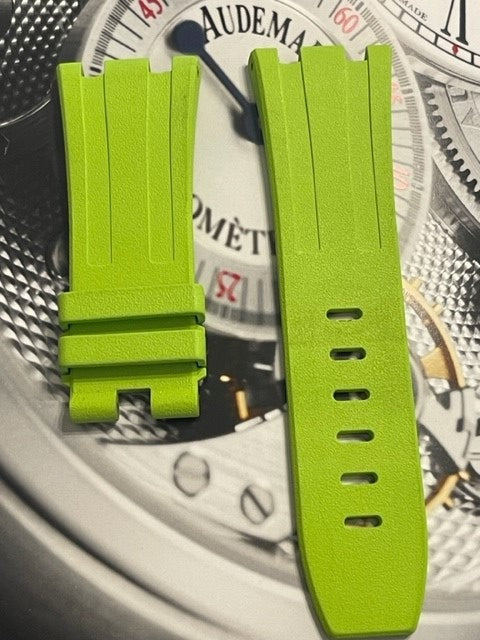 AP Rubber Strap lime green luxury watch