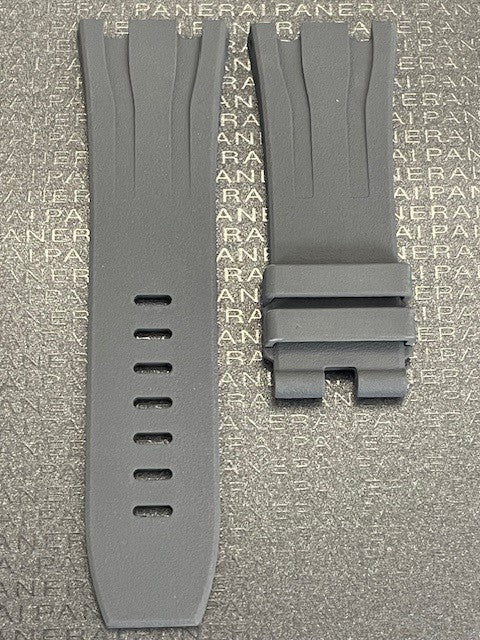 Audemars Piguet OEM Gray Rubber Tang Strap 30x24MM (Fits 44MM AP ROO Watch)