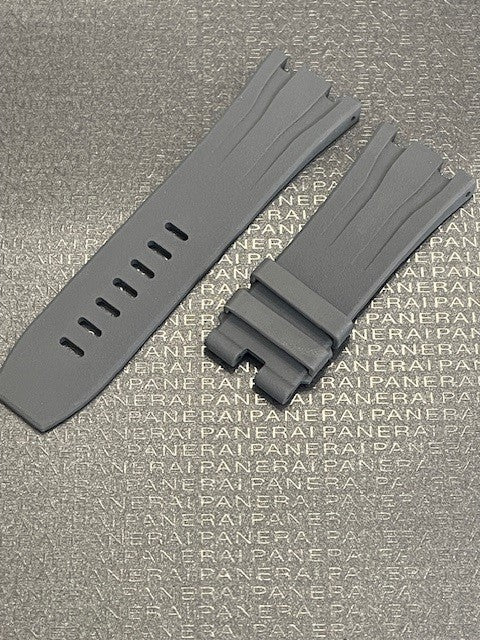 Audemars Piguet OEM Gray Rubber Tang Strap 30x24MM (Fits 44MM AP ROO Watch)