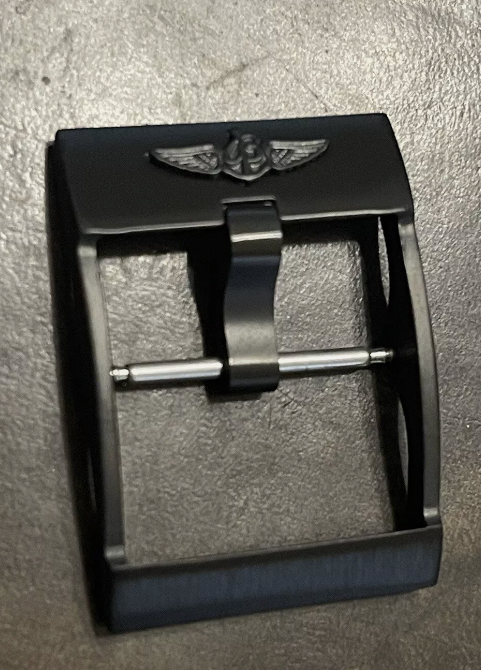 Breitling OEM Black PVD Steel Tang Pin Buckle (20MM) – Gift of
