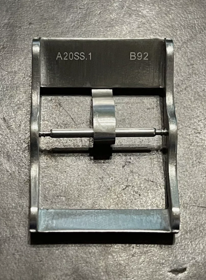 Breitling stainless steel tang pin buckle for watch straps