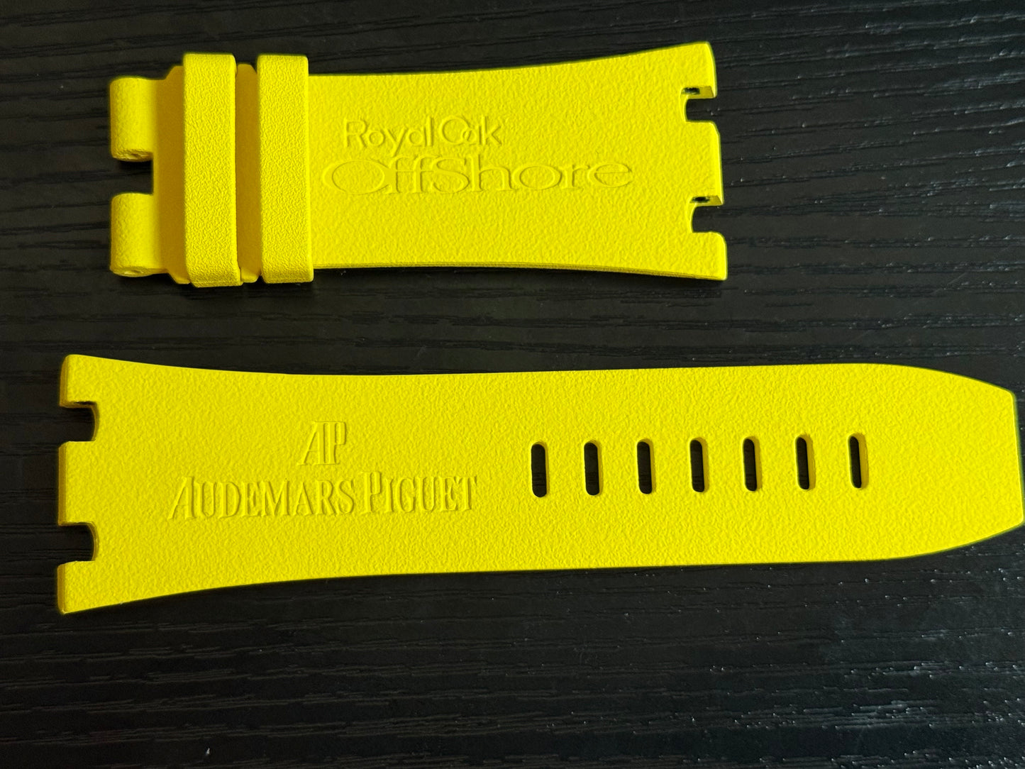 Audemars Piguet Diver OEM Yellow Rubber Tang Strap 30x24MM