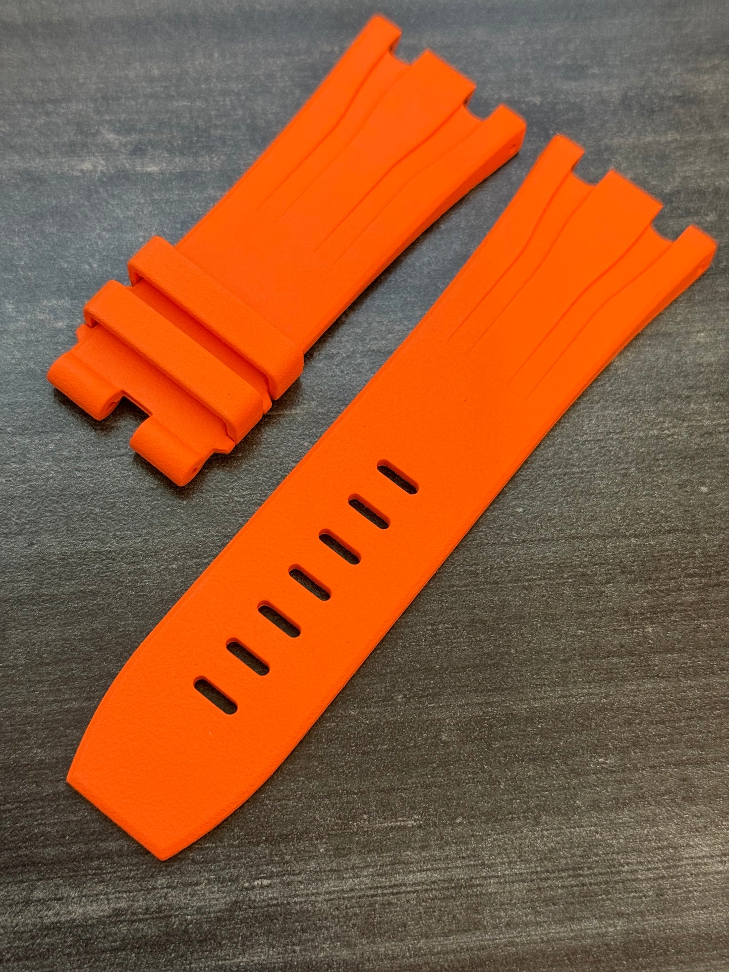 Audemars Piguet OEM Orange Rubber Tang Strap 30x24MM for 44MM ROO