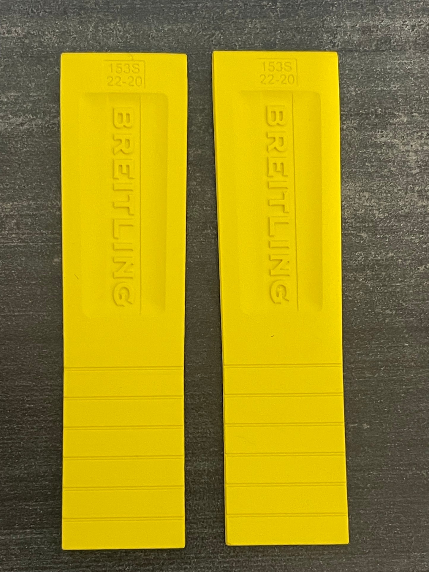 Breitling Yellow Diver Pro III Rubber Strap for Deployment Clasp 24-20MM