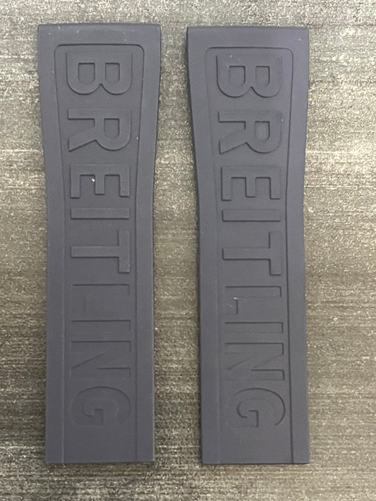 Breitling Navy Blue Diver Pro III Rubber Strap for Deployment Clasp 24-20MM
