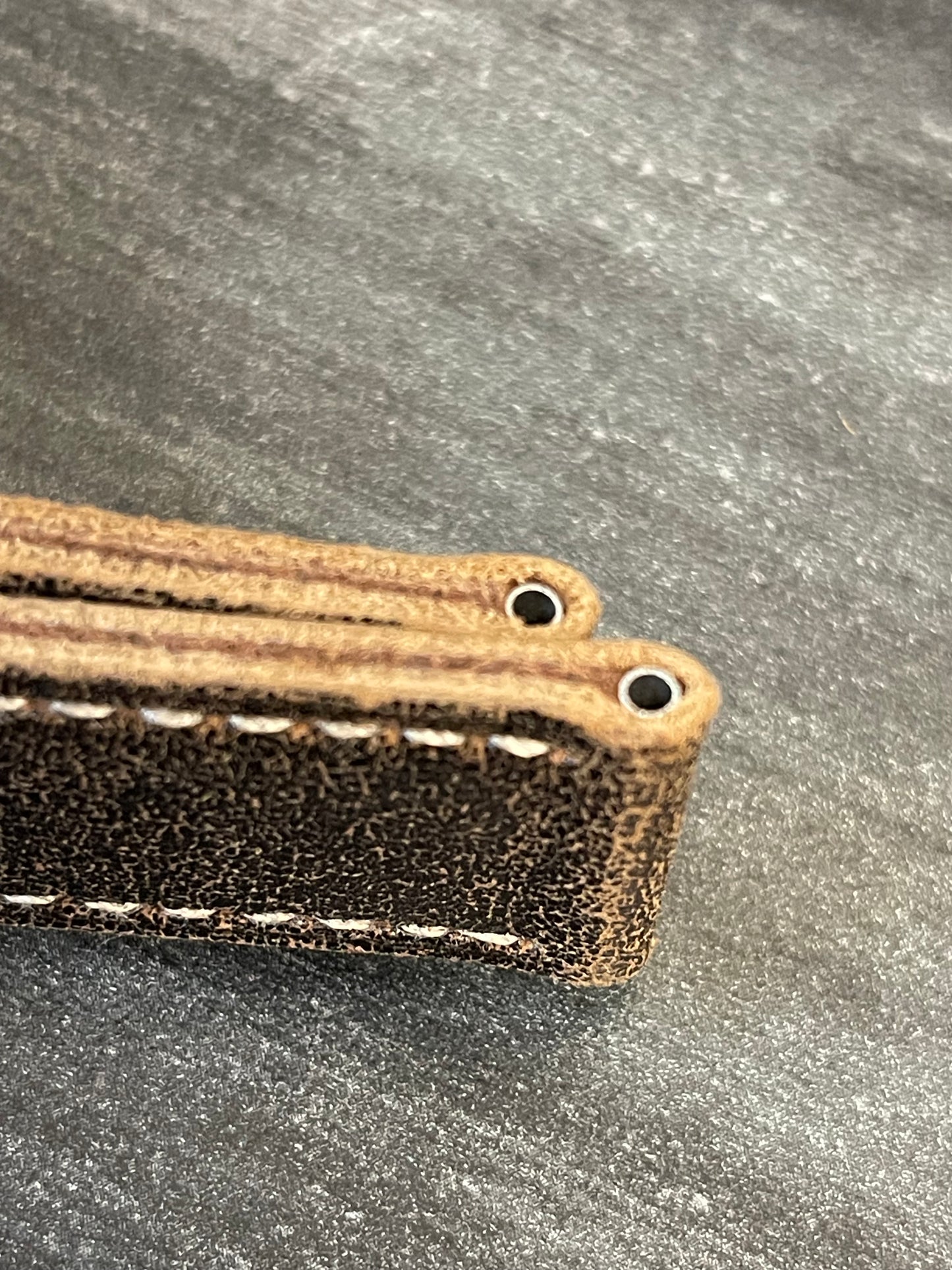 Panerai 24MM Brown Calf Distressed Tang Strap (24/22MM)