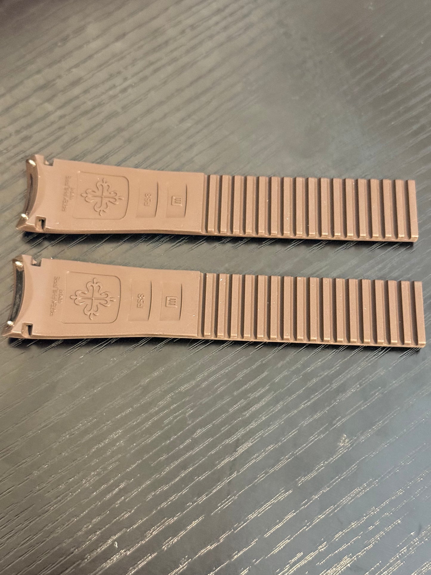 PATEK PHILIPPE AQUANAUT 5168 5968 Brown Rubber Strap (22mm X 18) NEW OEM UNCUT