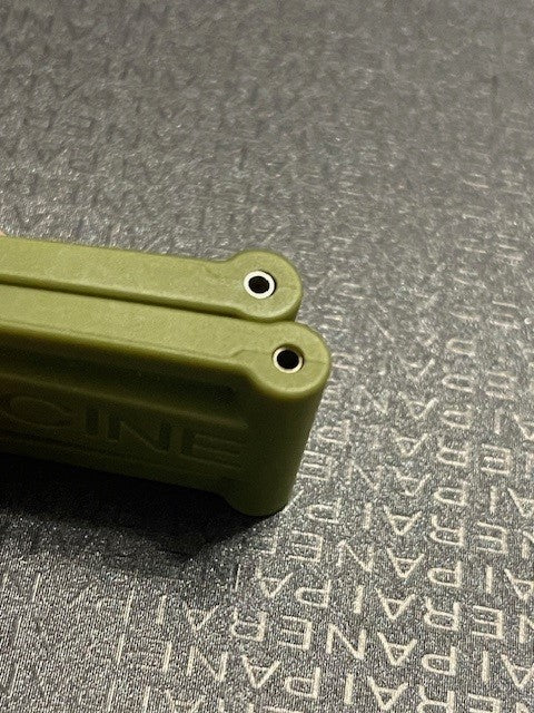 Panerai Rubber Strap 24MM Green Caoutchouc Logo 24/22MM