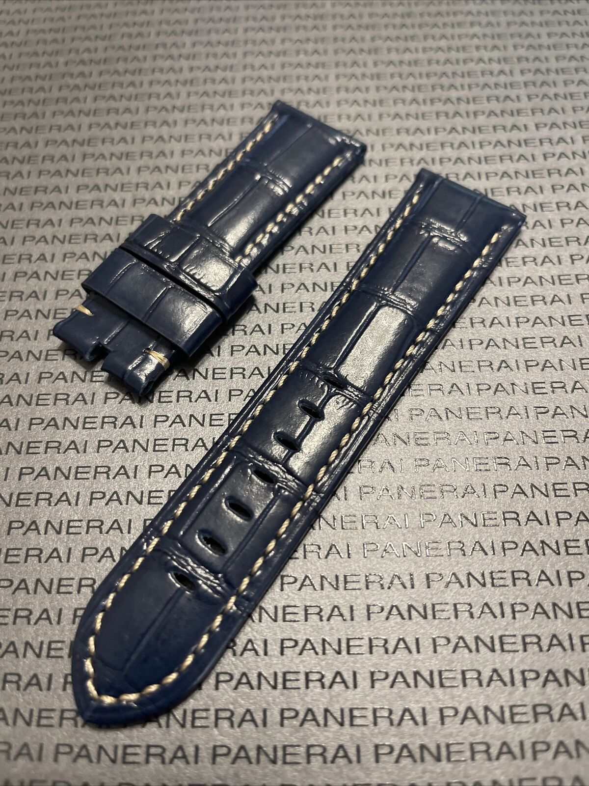 Panerai Blue Alligator Tang Buckle