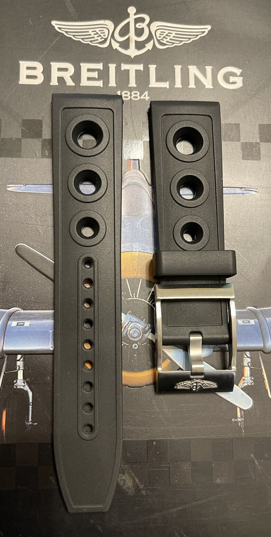 Breitling Ocean Racer Watch Strap with OEM Steel Buckle