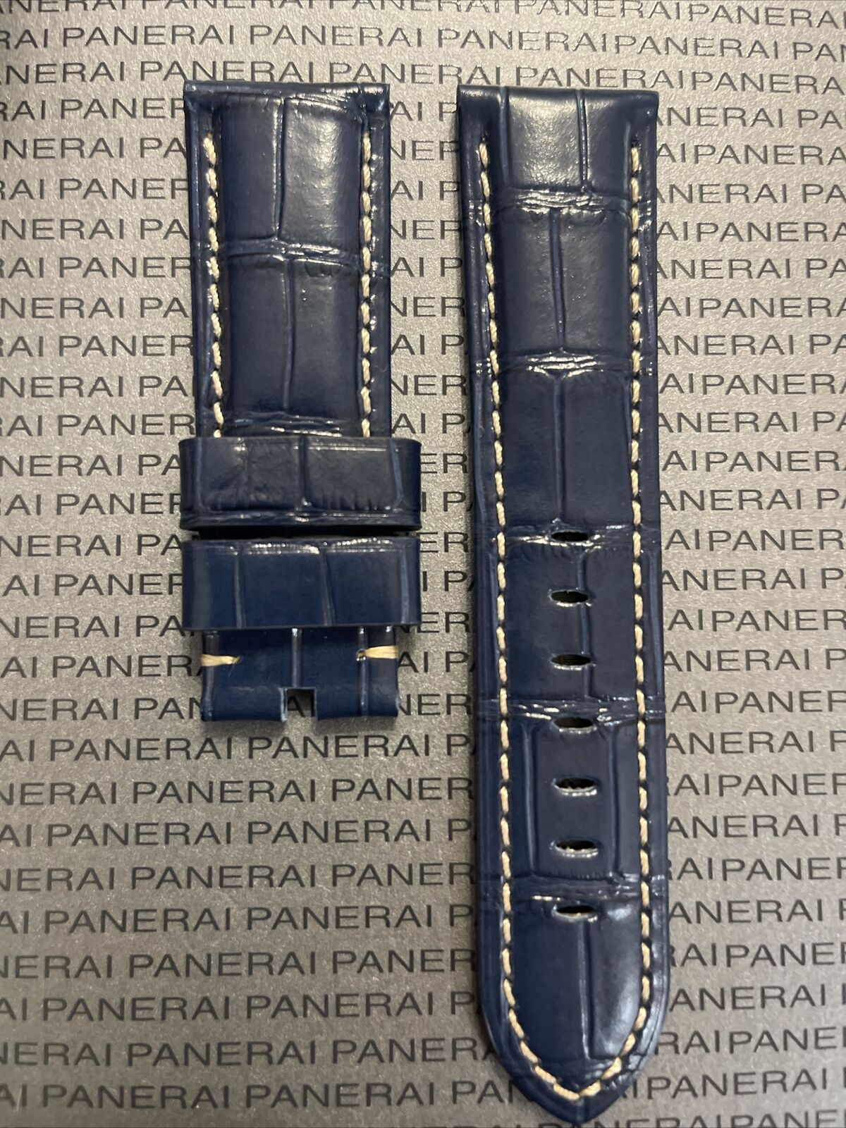 Panerai Alligator Watch Strap Tang