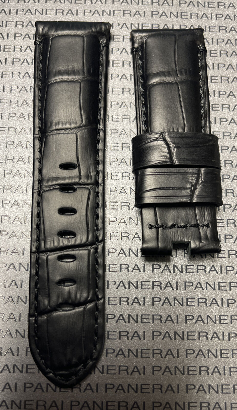 Panerai Black Alligator OEM Strap
