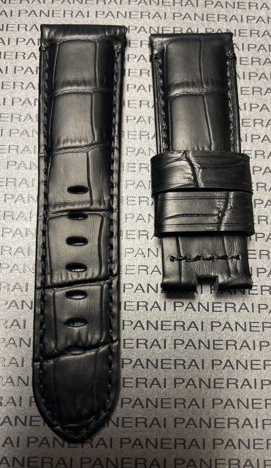 Panerai Black Alligator OEM Strap