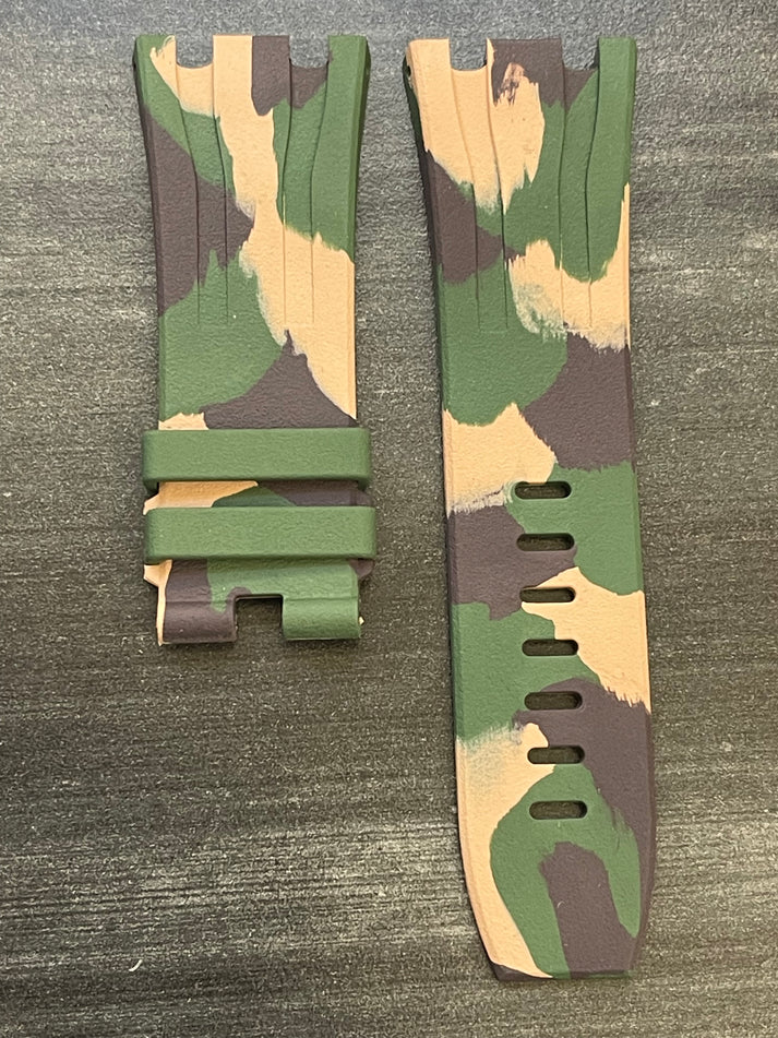 Audemars Piguet OEM Camo Rubber Tang Strap