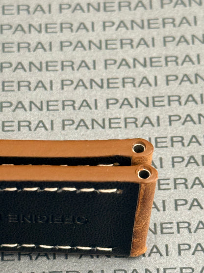 Panerai 26MM Brown Suede Strap for Tang Buckle (26/22MM)