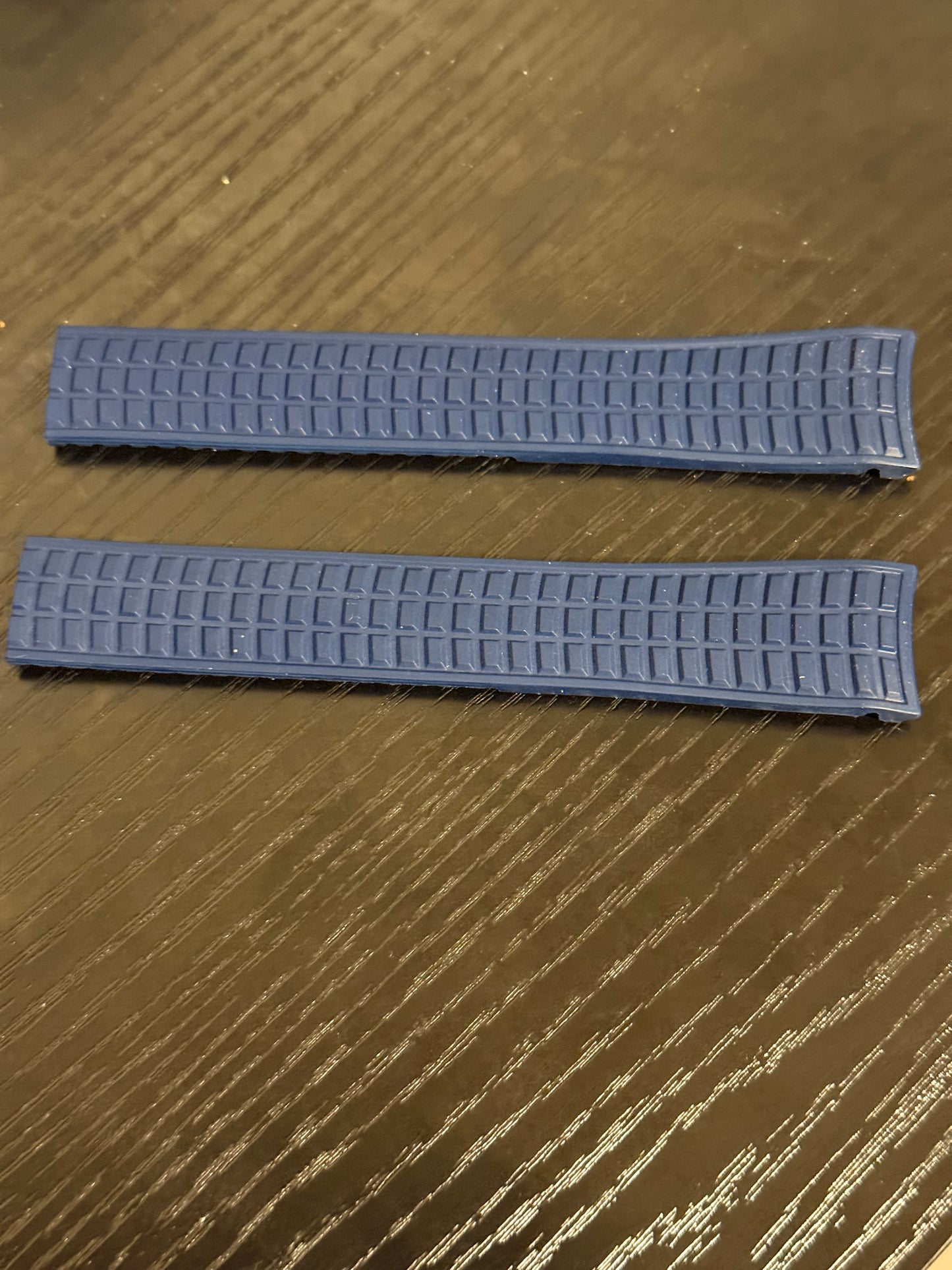 New Patek Philippe Aquanaut 19mm x 16mm Navy Blue Rubber Band Strap