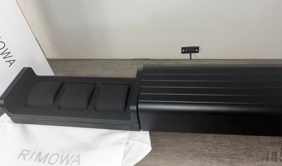 Rimowa 3 Watch Black Aluminium Case Retails $2,470