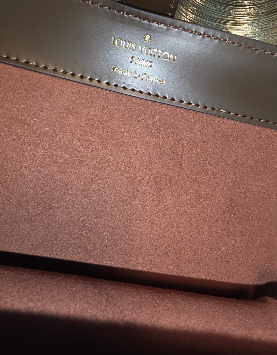 Louis Vuitton Damier Brown  3 Watch Case N41137 Retails $1,240