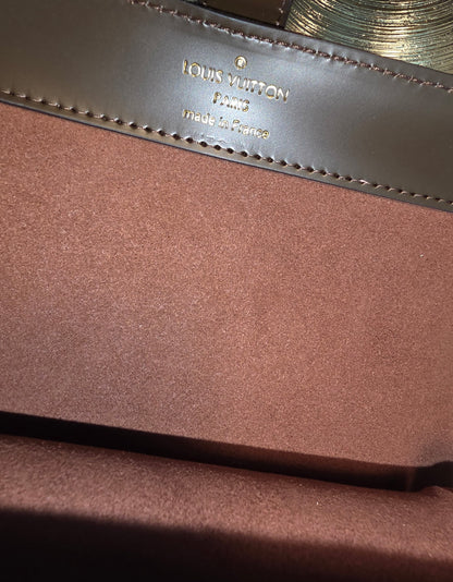 Louis Vuitton Damier Brown  3 Watch Case N41137 Retails $1,240