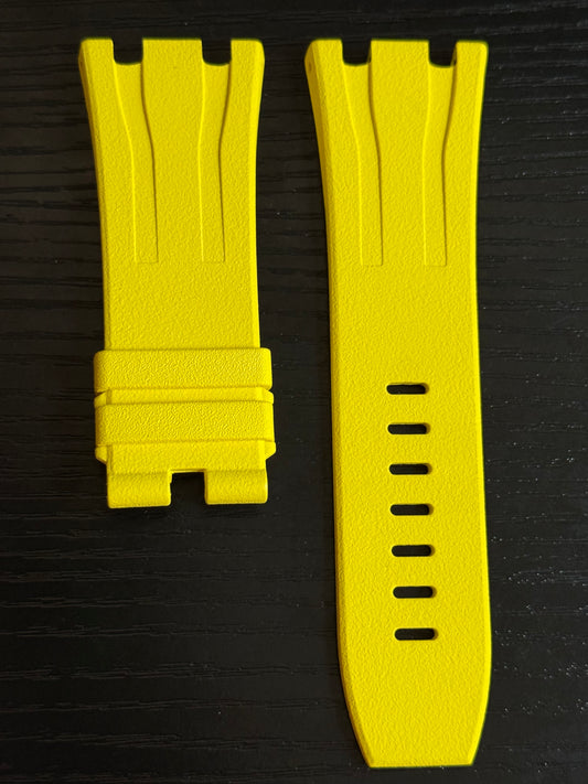 Audemars Piguet  Diver OEM Yellow Rubber Tang Strap 30x24MM