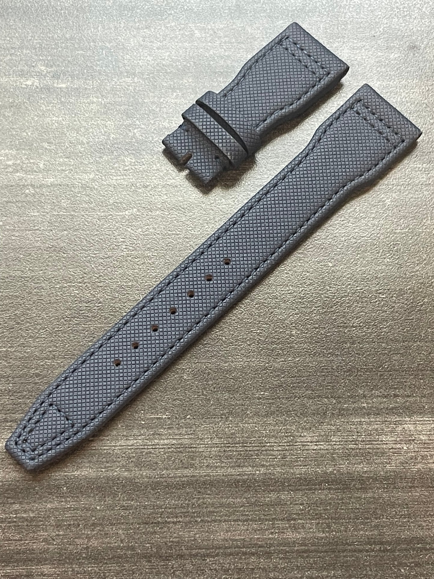 IWC 22/18MM Navy Blue Canvas  Strap for Deployant Clasp (Big Pilot Watch Strap)