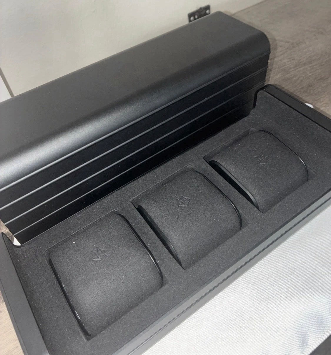 Rimowa 3 Watch Black Aluminium Case Retails $2,470