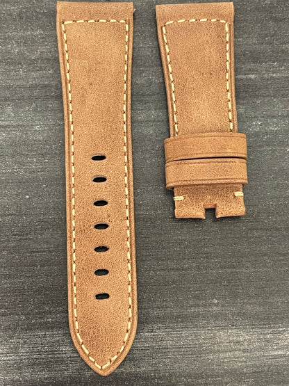 Panerai 26MM Brown Suede Strap for Tang Buckle (26/22MM)