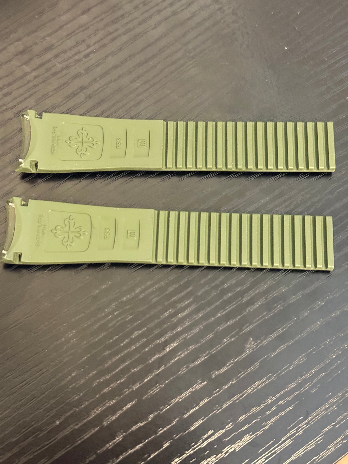 PATEK PHILIPPE AQUANAUT 5168 5968 Green Rubber Strap (22mm X 18) NEW OEM UNCUT