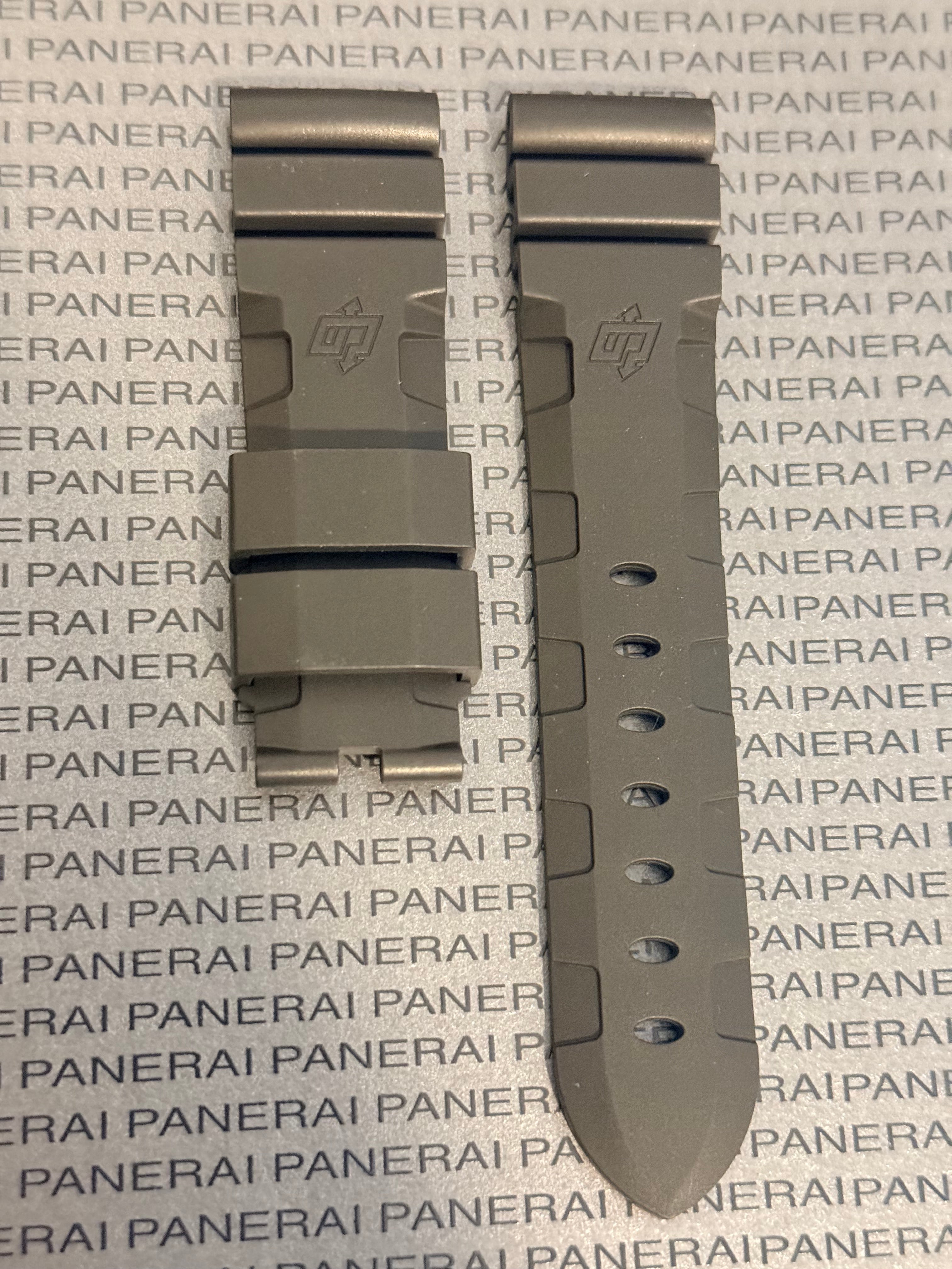 Panerai 22MM Black Rubber Strap - Fits 40 & 42MM Cases – Gift of