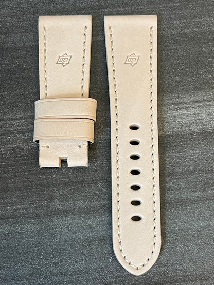 Panerai Calf tan Calf 26mm x 22mm OEM Strap for Tang Buckle