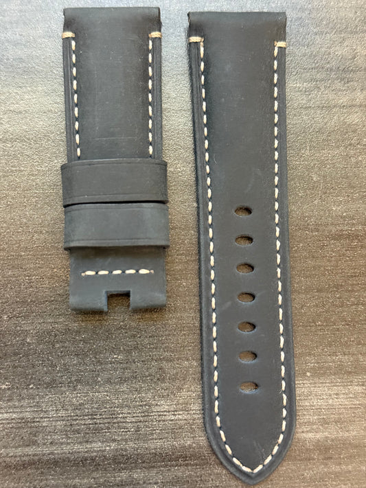 Panerai Blue Suede OEM Strap 24mm Lug for Deployant Buckle