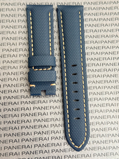 Panerai 22MM Blue Sailcloth OEM Tang Strap (22/20MM)