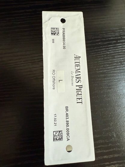 Audemars Piguet Royal Oak Diver 15720ST Quick Release White Strap