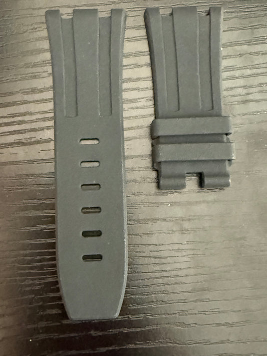 Audemars Piguet  Diver 15703 OEM Black Rubber Tang Strap 28x24MM XS Length