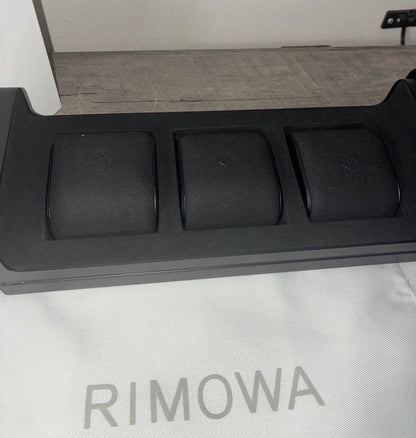 Rimowa 3 Watch Black Aluminium Case Retails $2,470