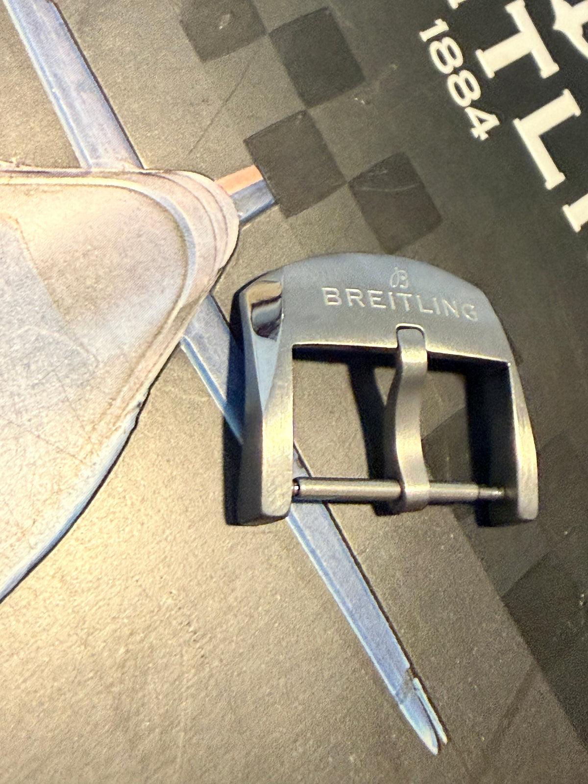 Breitling OEM 18MM Stainless Steel Tang Pin Buckle