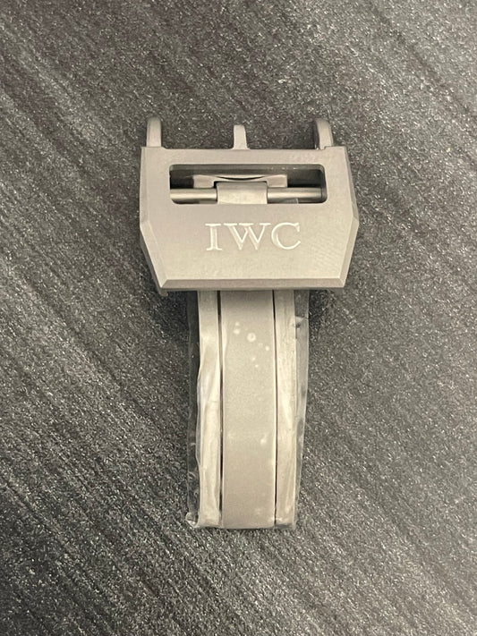 New OEM 18MM IWC Matte Stainless Steel Deployant Clasp for Big Pilot Strap