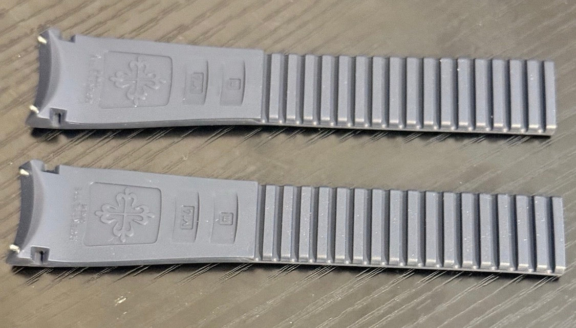 Genuine Patek Philippe Aquanaut Blue Rubber Strap 21x16mm Uncut for 5261R