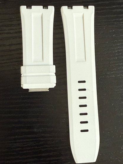 Audemars Piguet Royal Oak Diver 15720ST Quick Release White Strap